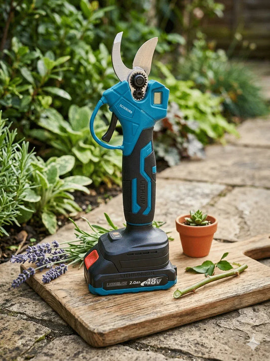 Foarfecă electrică pentru pomi, 2 acumulatori  / ZTS8794