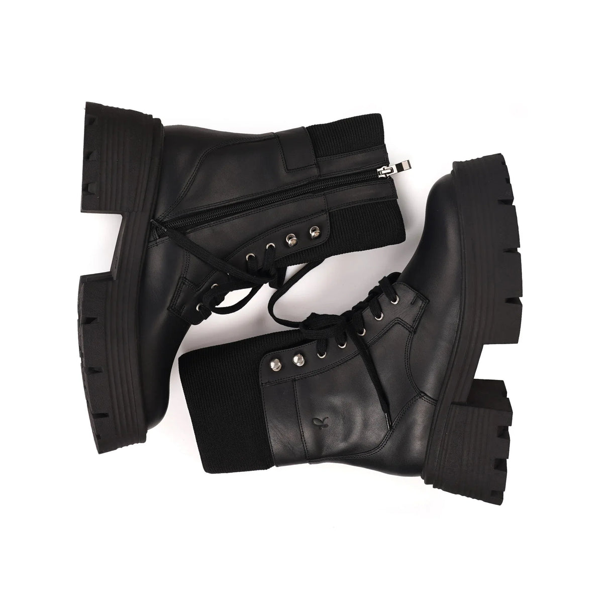 Brodequin Noir | Chaussette