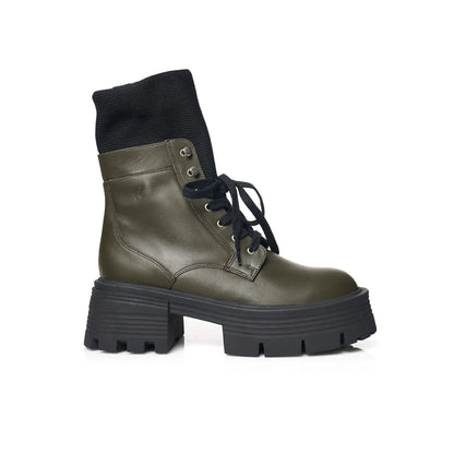 Brodequin Vert | Chaussette