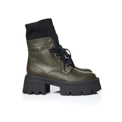 Brodequin Vert | Chaussette