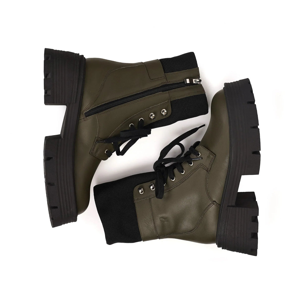 Brodequin Vert | Chaussette