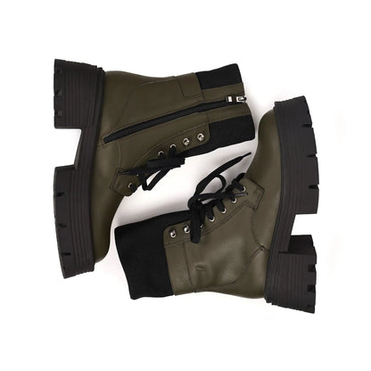 Brodequin Vert | Chaussette