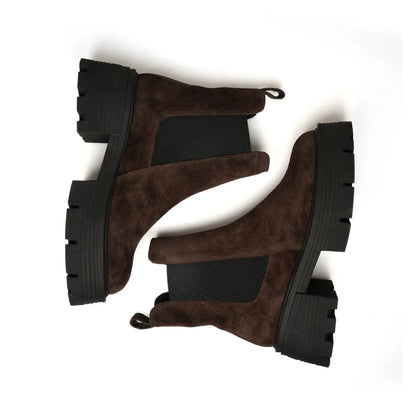 Chelsea Suede Chocolat