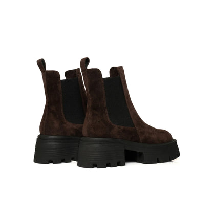Chelsea Suede Chocolat
