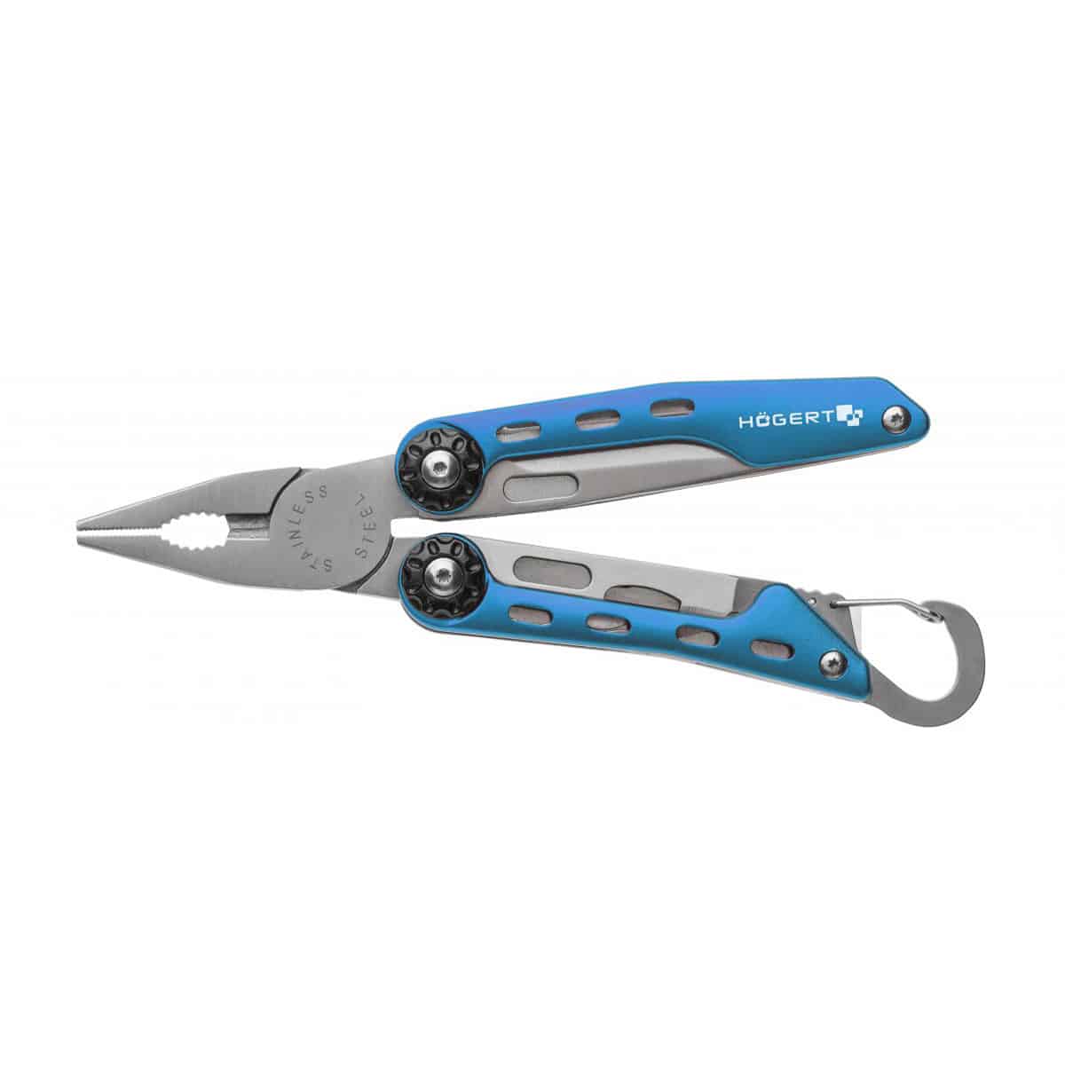 Cleste multifunctional cu 10 instrumente, cu husa de protectie si depozitare HOGERT / HT1P070