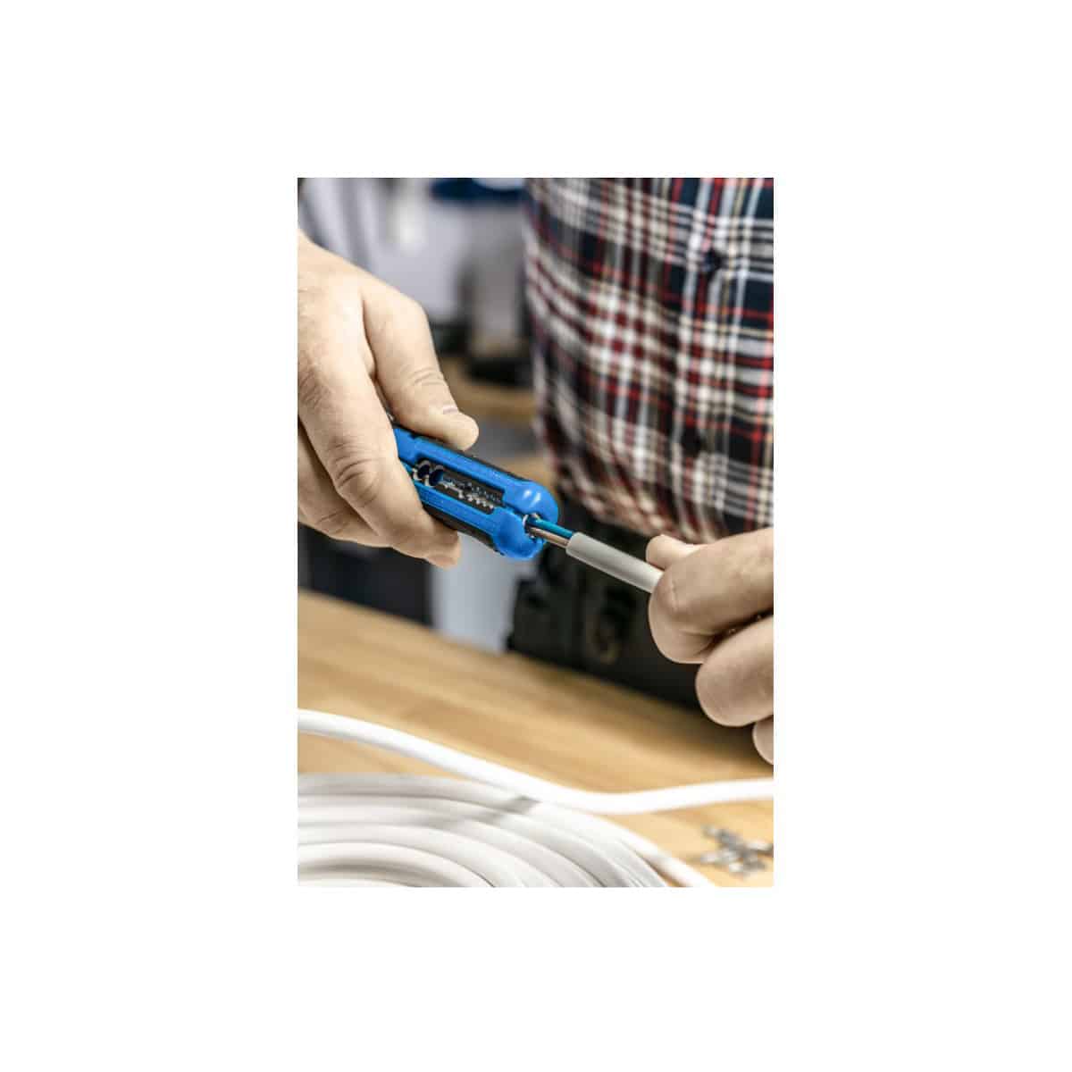 Cleste dezizolator pentru cablu 0.5-6.0 mm², RG-6/RG-59, HOGERT / HT1P102