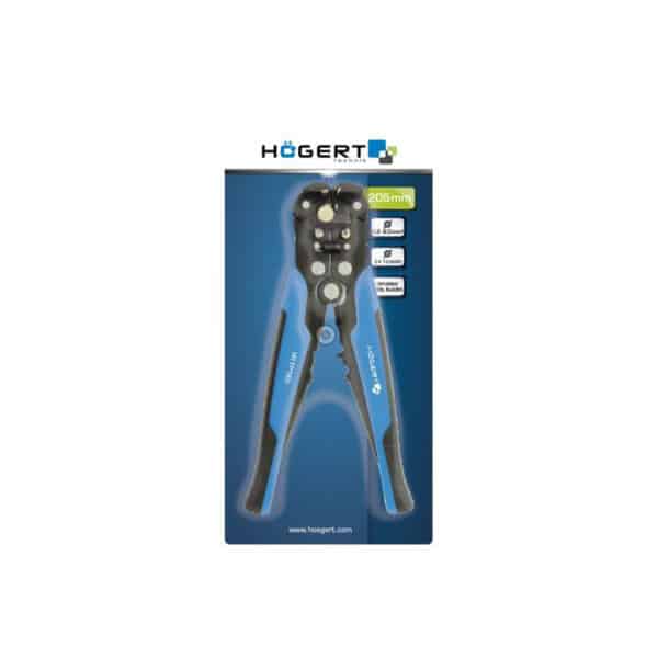 Cleste dezizolator automat, 0.2-6.0mm², lungime 205mm HOGERT / HT1P181