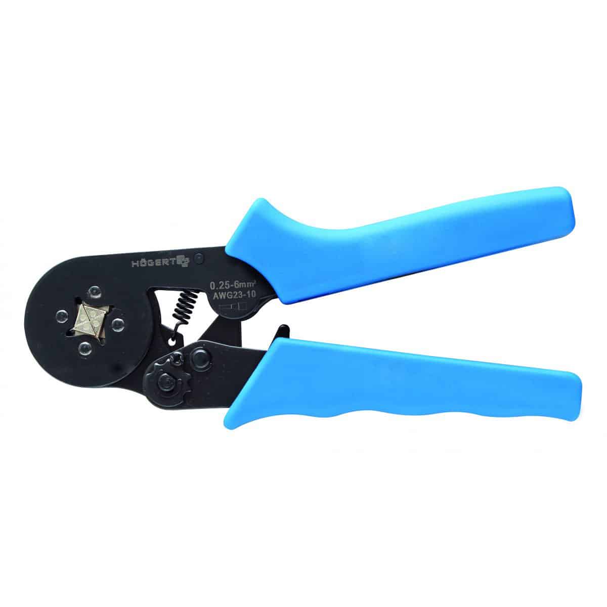 Cleste sertizare cu auto-reglare pentru pini de capat, 0.25-6mm HOGERT / HT1P190