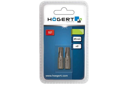 Set 2 bucati, bit-uri pentru surubelnita, T3, 25mm HOGERT / HT1S364 - 221.ro