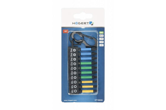 Set 10 biti de impact 1/4, 50mm HOGERT / HT1S699