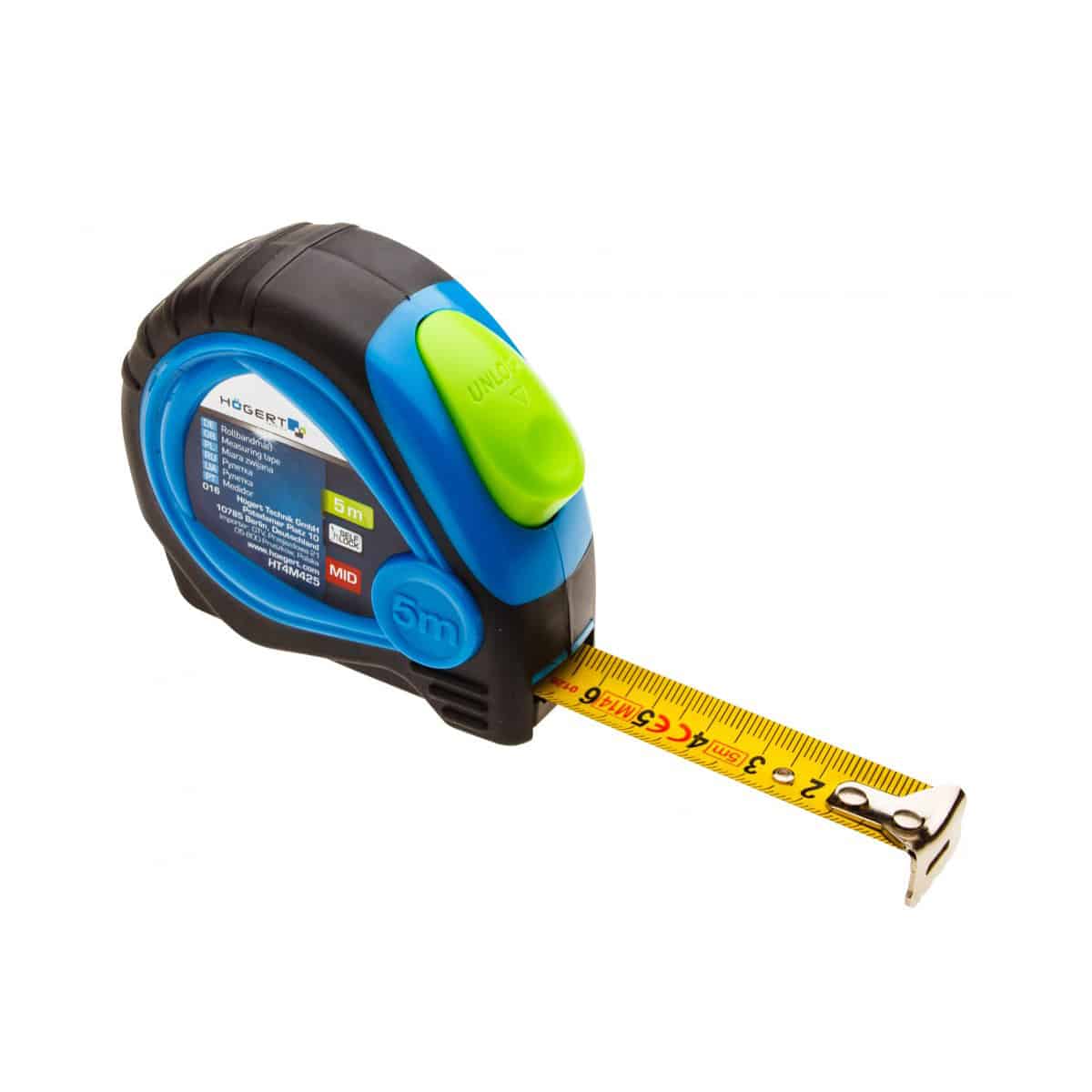 Ruleta din otel 5m x 19 mm HOGERT / HT4M425