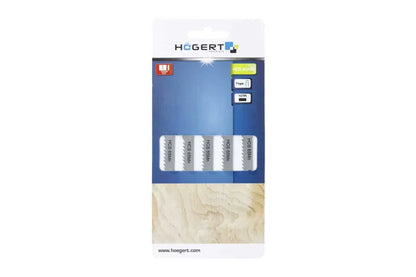 Set 5 bucati lame pentru fierastrau electric, HOGERT 10TPI, 100mm / HT6D665 - 221.ro