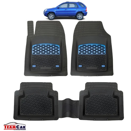 Hyundai Tucson I (2004-2009) Covorase Auto TeamCar®- Cauciuc Tip Tavita Blue - 221.ro