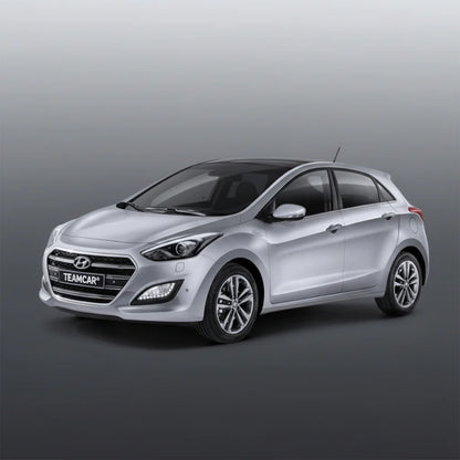 Covorase Auto Hyundai i30 II (2012-2017) - Cauciuc Tip Tavita -Red