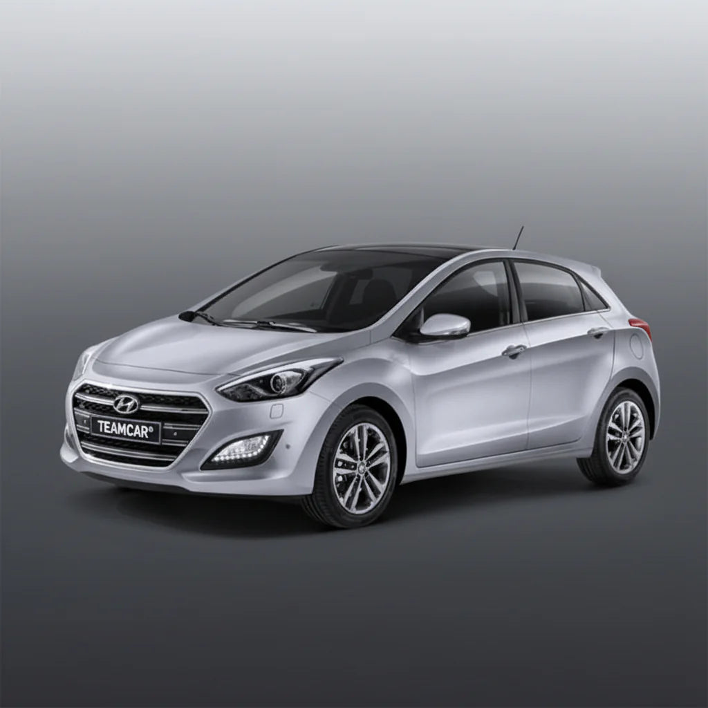 Covorase Auto Hyundai i30 II (2012-2017) - Cauciuc Tip Tavita -Blue