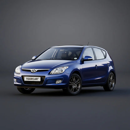 Covorase Auto Hyundai i30 I (2007-2012) - Cauciuc Tip Tavita -Silver