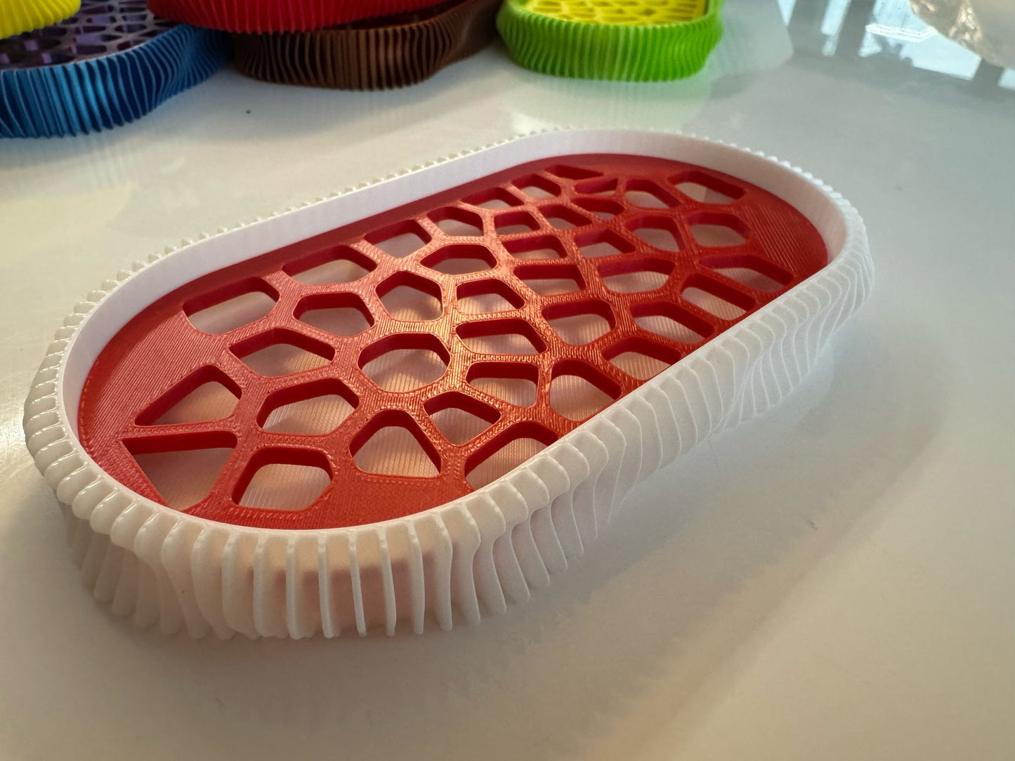 Sapuniera 3D, model Wave
