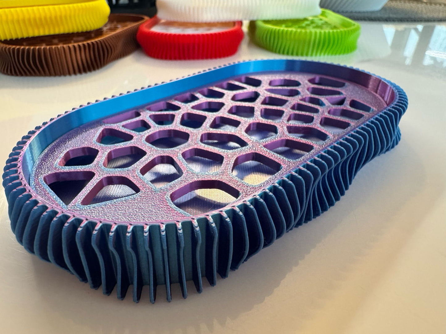 Sapuniera 3D, model Wave