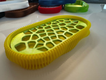 Sapuniera 3D, model Wave