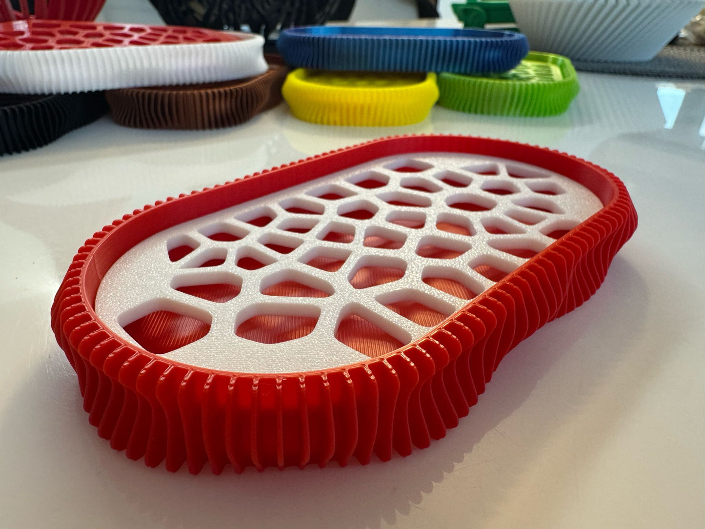 Sapuniera 3D, model Wave