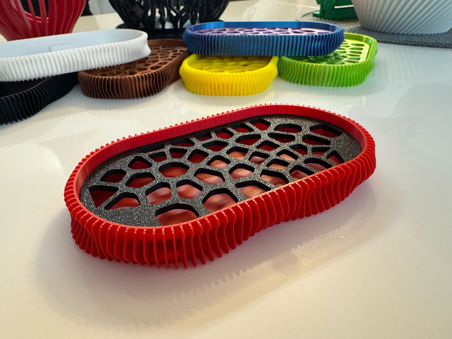 Sapuniera 3D, model Wave