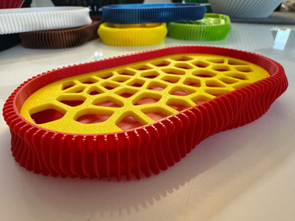 Sapuniera 3D, model Wave