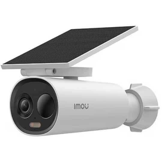 Cameră supraveghere wireless IP WiFi Imou Cell 3C All-in-One 2K, lentilă 2.8mm, PIR, acumulator 5000mAh, slot card, IR + lumină albă 15m, microfon și difuzor, detecție mișcare, compatibil panou solar / IPC-K9DCP-3T0WE-V2