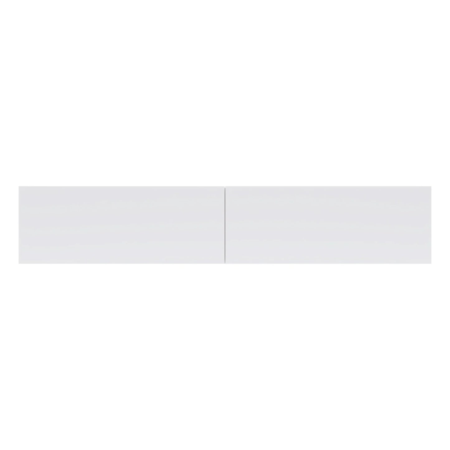 Comoda TV haaus Isla, 2 Usi, Alb, 135 x 28 x 25 cm