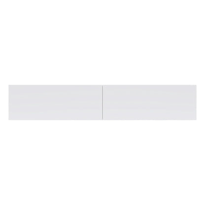 Comoda TV haaus Isla, 2 Usi, Alb, 135 x 28 x 25 cm