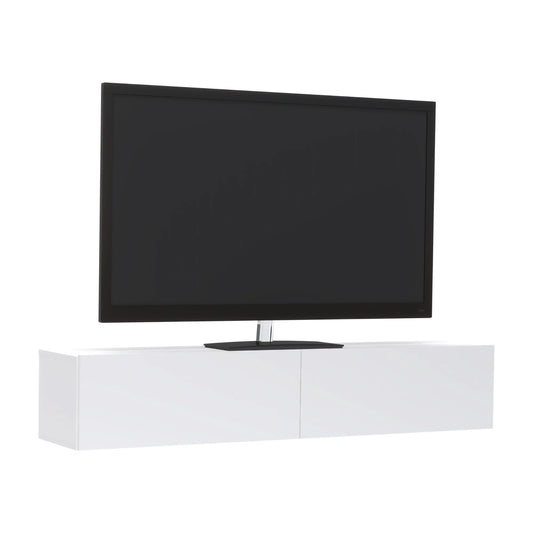 Comoda TV haaus Isla, 2 Usi, Alb, 135 x 28 x 25 cm