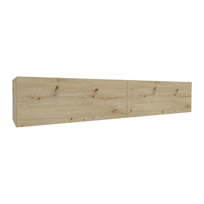 Comoda TV haaus Isla, 2 Usi, Stejar Artisan, 135 x 28 x 25 cm