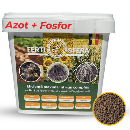 Ingrasamant Complex NP cu Azot si Fosfor - Ferti Sfera 64, 18% N, 46% P2O6