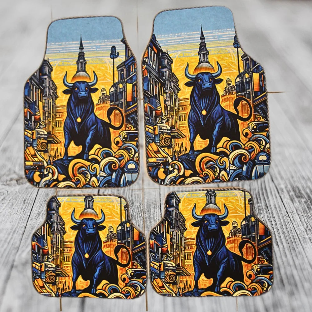 Covorașe Auto DECOMAT Bull Print – Set Universal PVC