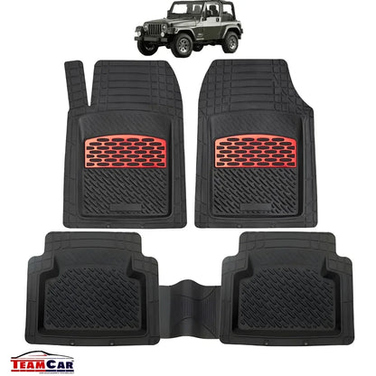 Jeep Wrangler TJ Covorase Auto TeamCar® Tip Tavita Compatibile (1997–2006) Red - 221.ro