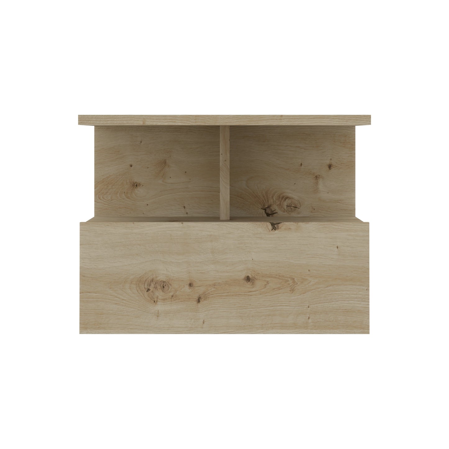 Set 2 Noptiere suspendate Kabi, 1 Usa, Stejar Artisan, 45 x 30 x 34 cm