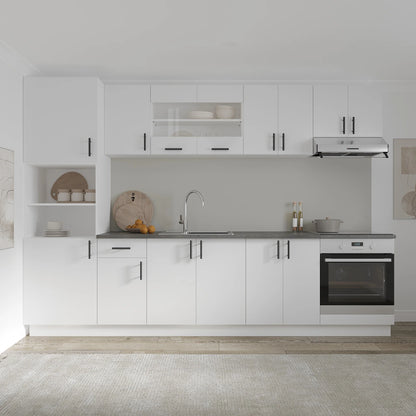 Corp haaus Turn Karo, 2 Usi, cu spatiu cuptor, Alb, 60 x 57 x 210 cm