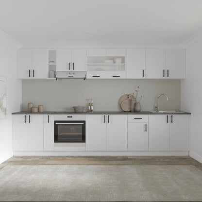 Set Bucatarie haaus Karo V32, Alb, Blat Thermo 28 mm, L 340 cm