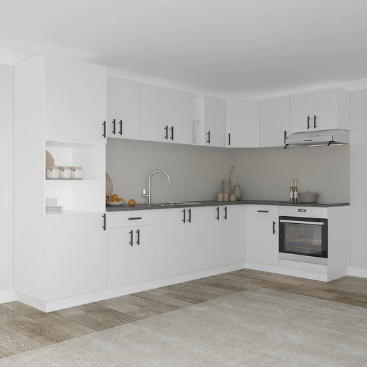 Set Bucatarie Colt haaus Karo V35, Alb, Blat Thermo 28 mm, L 320 x 160 cm