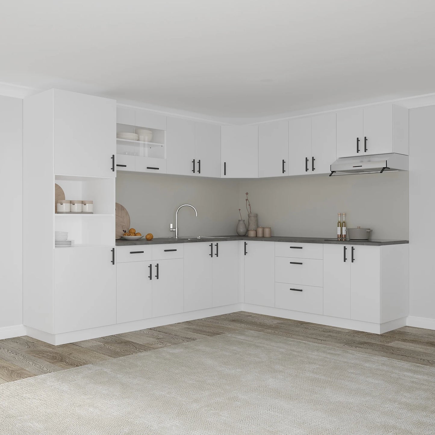 Corp Baza haaus Colt Karo, Alb, 98 x 50 x 80 cm