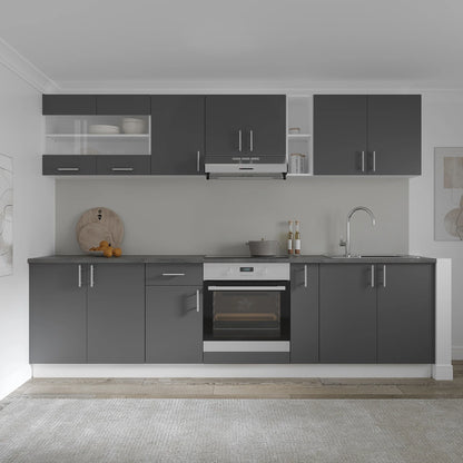 Corp Superior haaus Karo, 2 Usi, Antracit/Alb, 80 x 30 x 60 cm