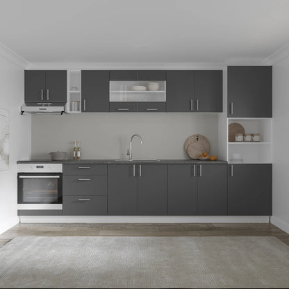 Corp Superior haaus Karo, 2 Usi, Antracit/Alb, 80 x 30 x 60 cm