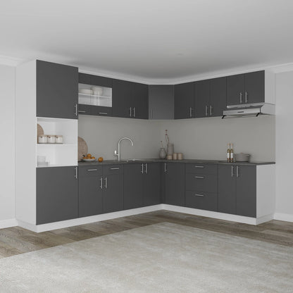 Corp Baza haaus Colt Karo, Antracit/Alb, 98 x 50 x 80 cm