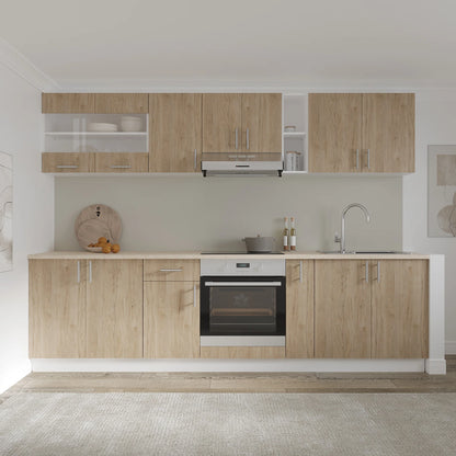 Corp Superior haaus Karo, 1 Usa, Lemn Natural/Alb, 40 x 30 x 60 cm