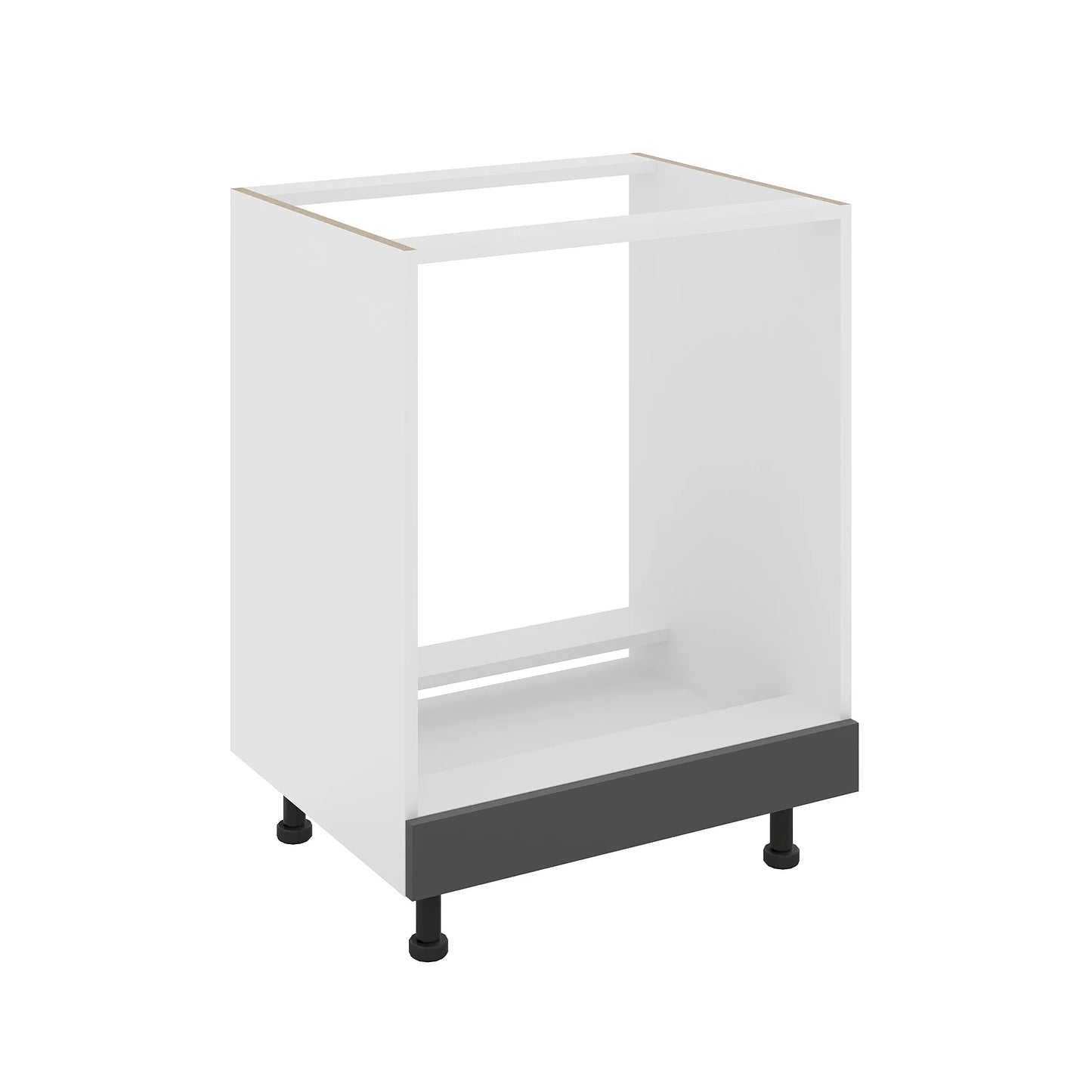 Corp haaus Cuptor Karo, Antracit/Alb, 60 x 50 x 80 cm