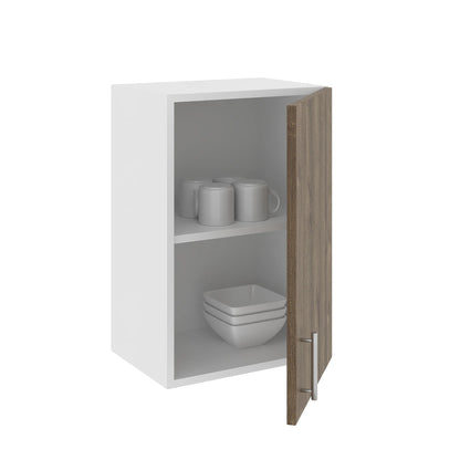 Corp Superior haaus Karo, 1 Usa, Stejar Bronz/Alb, 40 x 30 x 60 cm