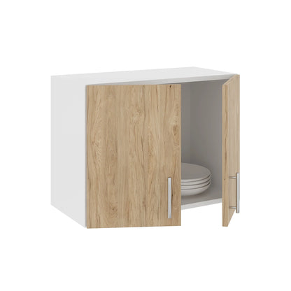 Corp Superior Hota haaus Karo, Lemn Natural/Alb, 60 x 30 x 45 cm