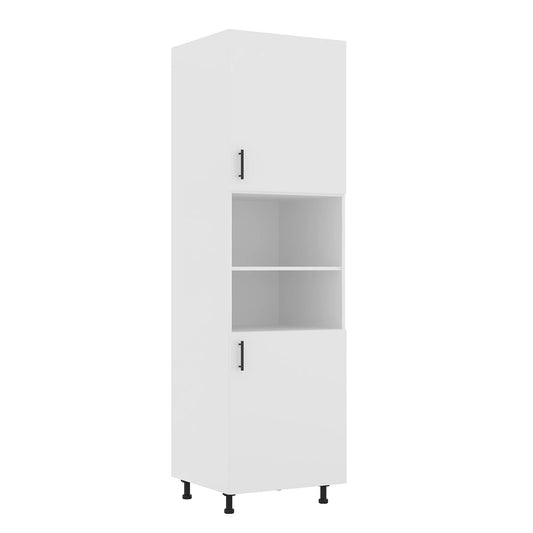 Corp haaus Turn Karo, 2 Usi, cu spatiu cuptor, Alb, 60 x 57 x 210 cm