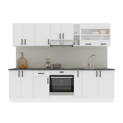 Set Bucatarie haaus Karo V19, Alb, Blat Thermo 28 mm, L 260 cm