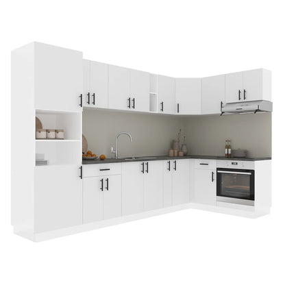 Set Bucatarie Colt haaus Karo V35, Alb, Blat Thermo 28 mm, L 320 x 160 cm