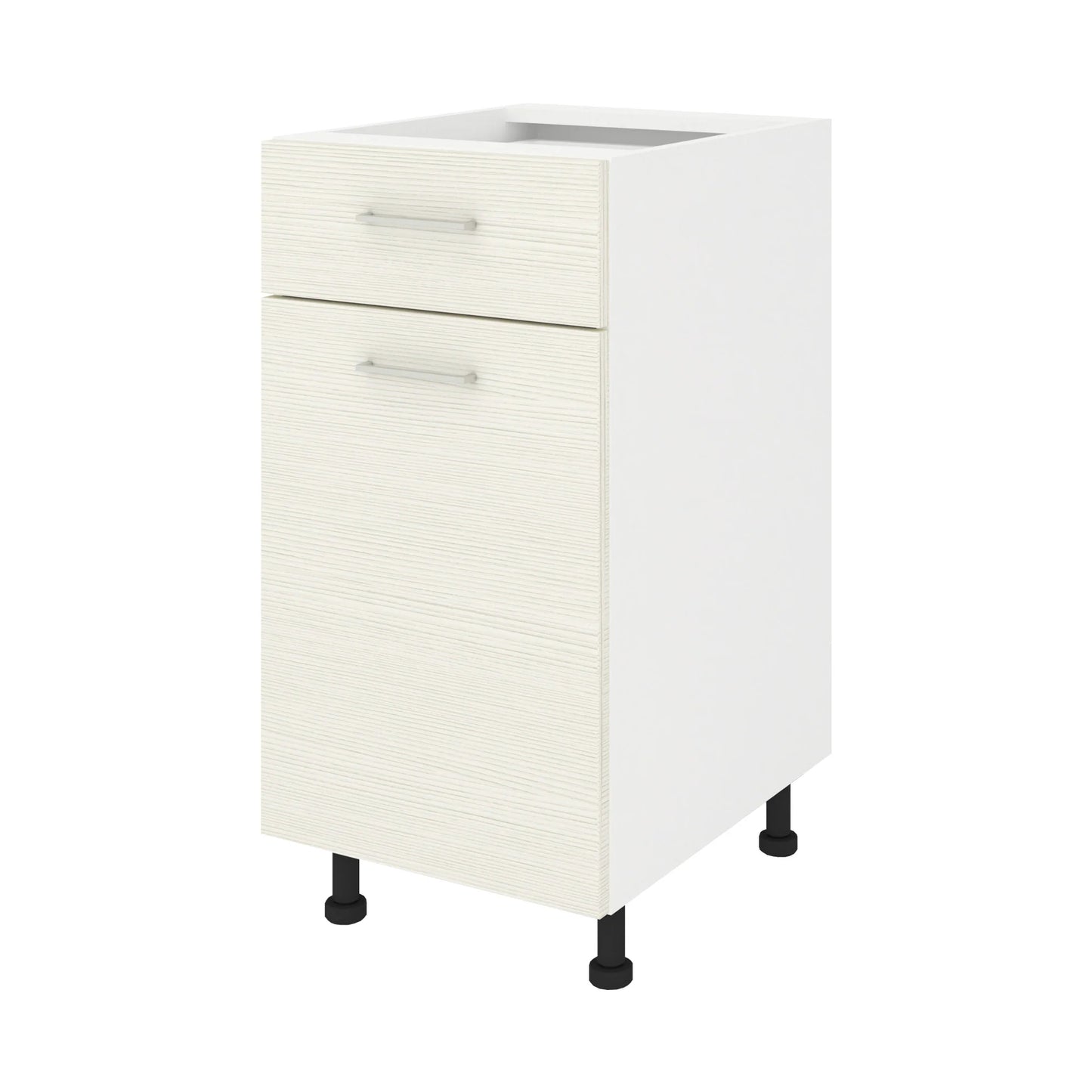 Corp Baza Lecce, 1 Sertar, 1 Usa, Larice/Alb, 40 x 50 x 80 cm